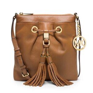 Michael Kors Camden Leather Crossbody Bag Purse